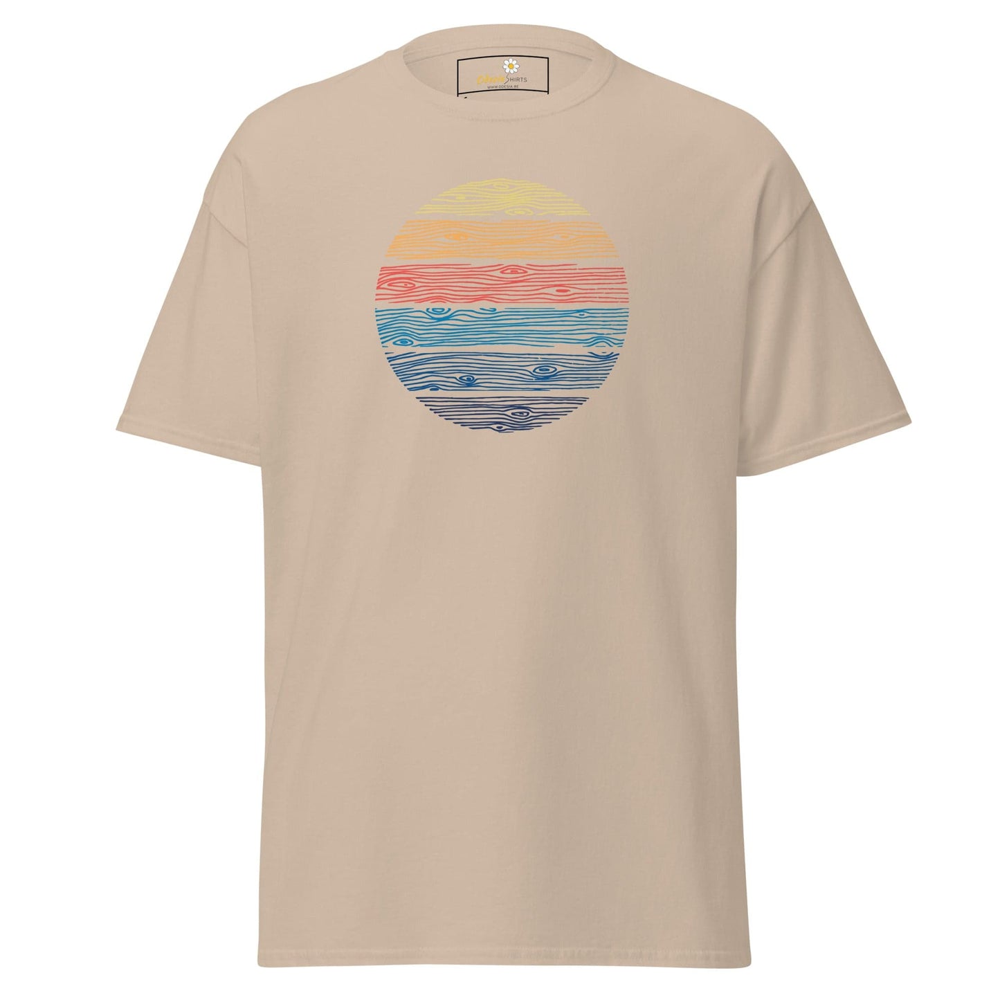 Unisex classic t-shirt - MISC COLOR CIRCLE - REGULAR - Sand / S