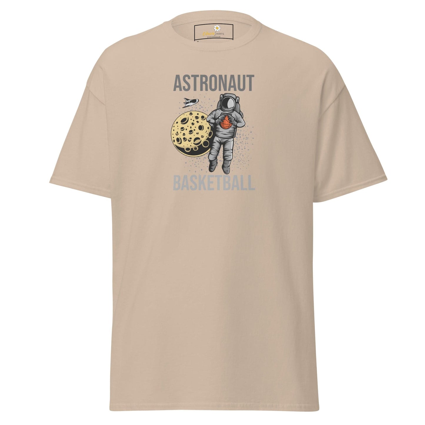 Unisex classic t-shirt - ASTRONAUT BASKETBALL - REGULAR - Sand / S