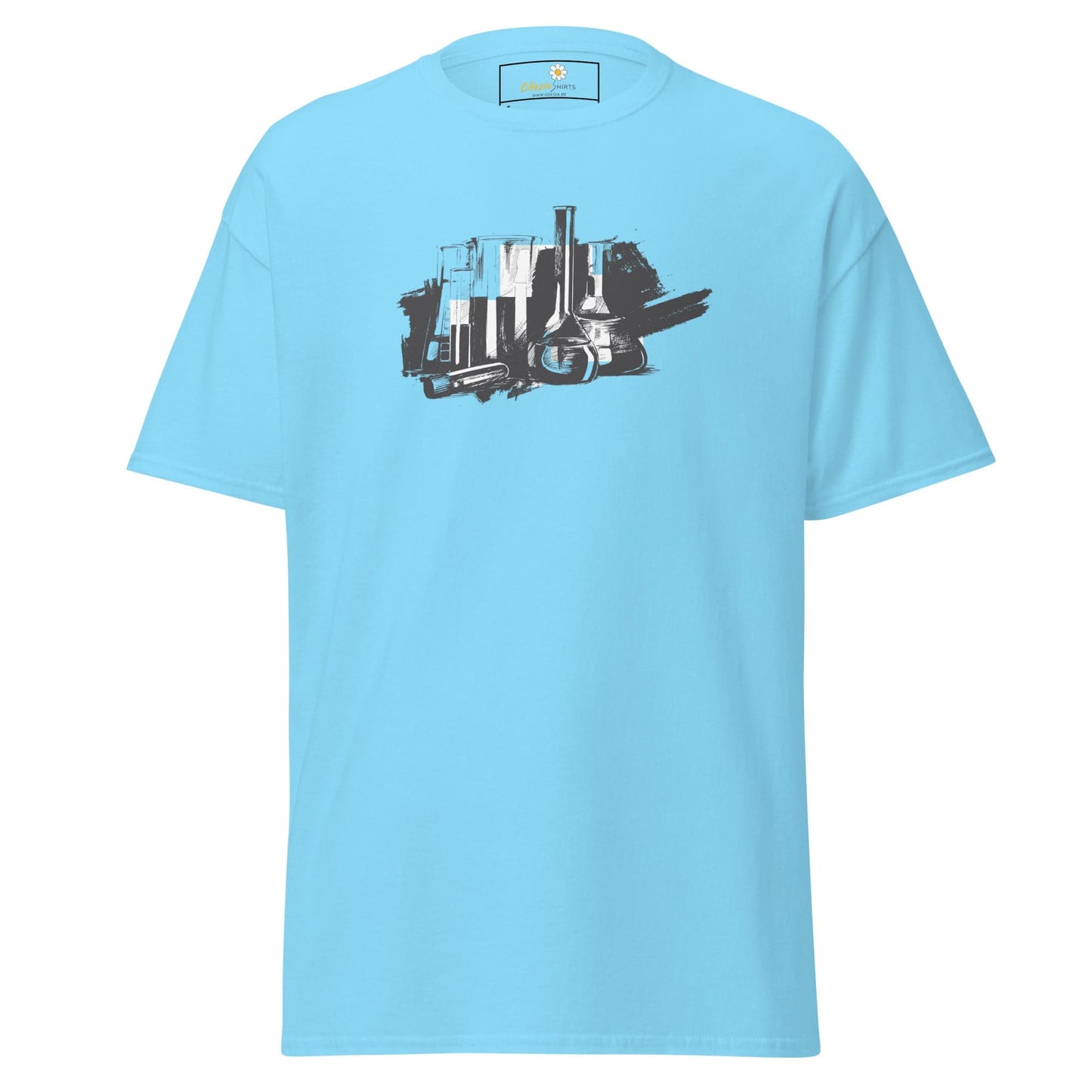 Unisex classic t-shirt - SKILLS CHEMISTRY - REGULAR - Sky / S