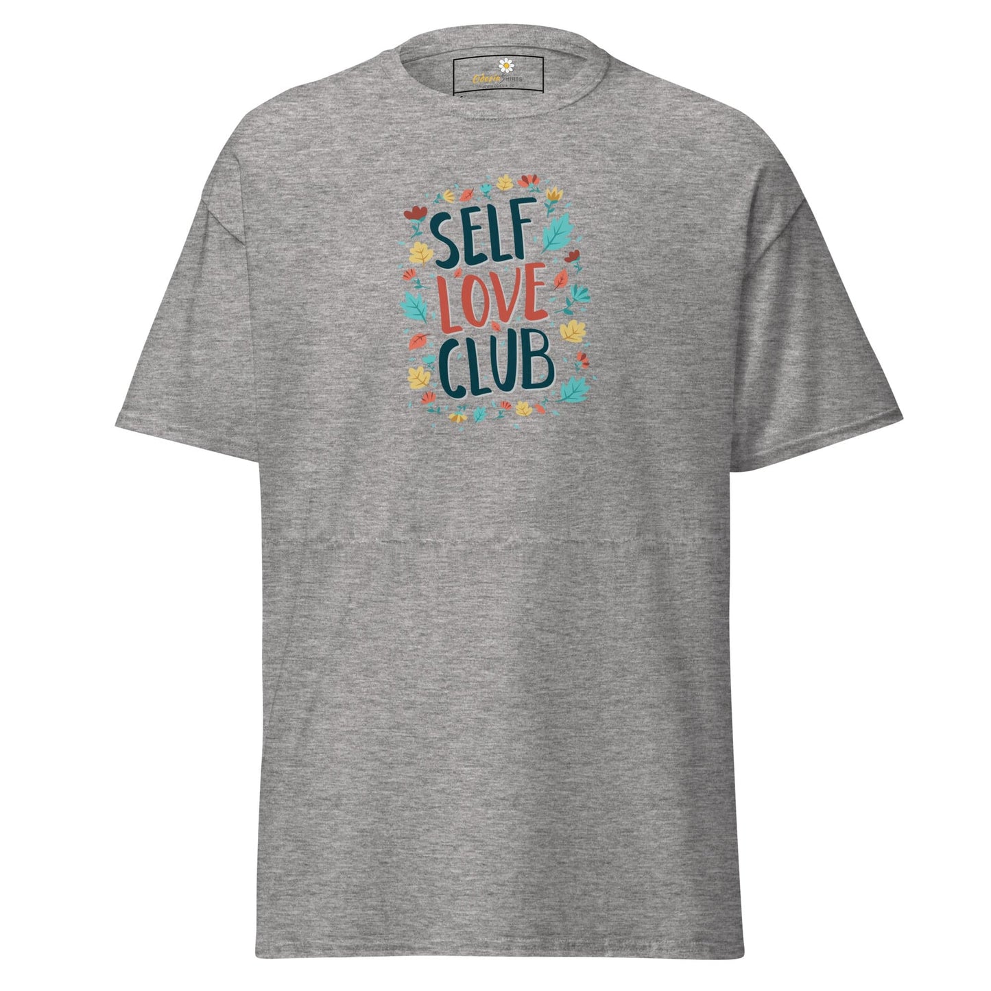 Unisex classic t-shirt - POSITIVE SELF LOVE CLUB - REGULAR - Sport Grey / S