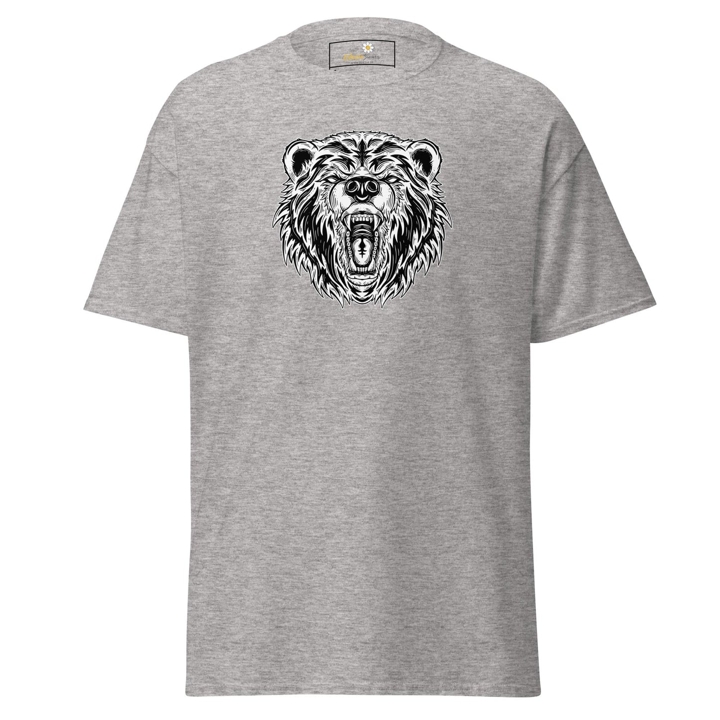 Unisex classic t-shirt - WILD LIFE BEAR - REGULAR - Sport Grey / S