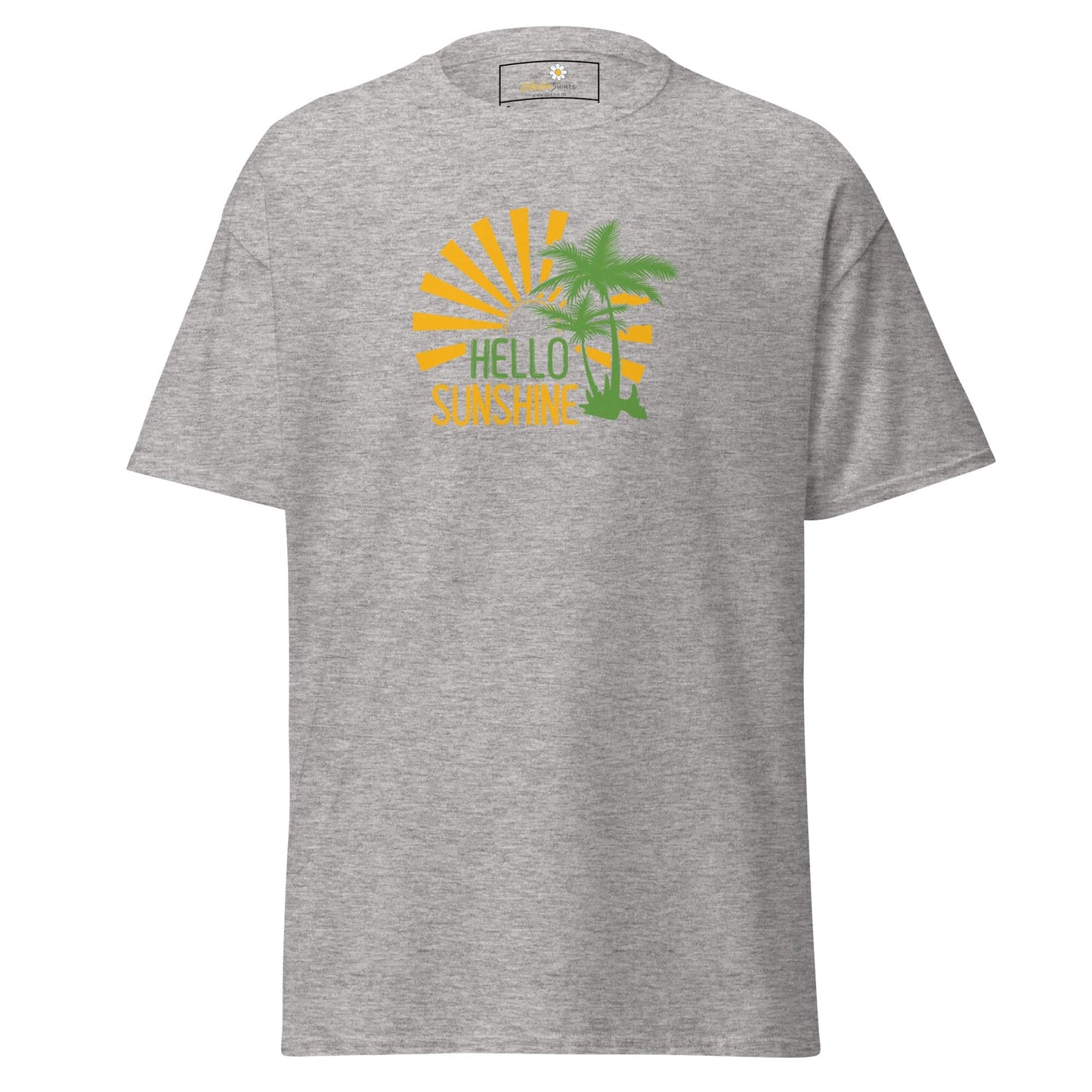 Unisex classic t-shirt - SUMMER HELLO SUNSHINE - REGULAR - Sport Grey / S
