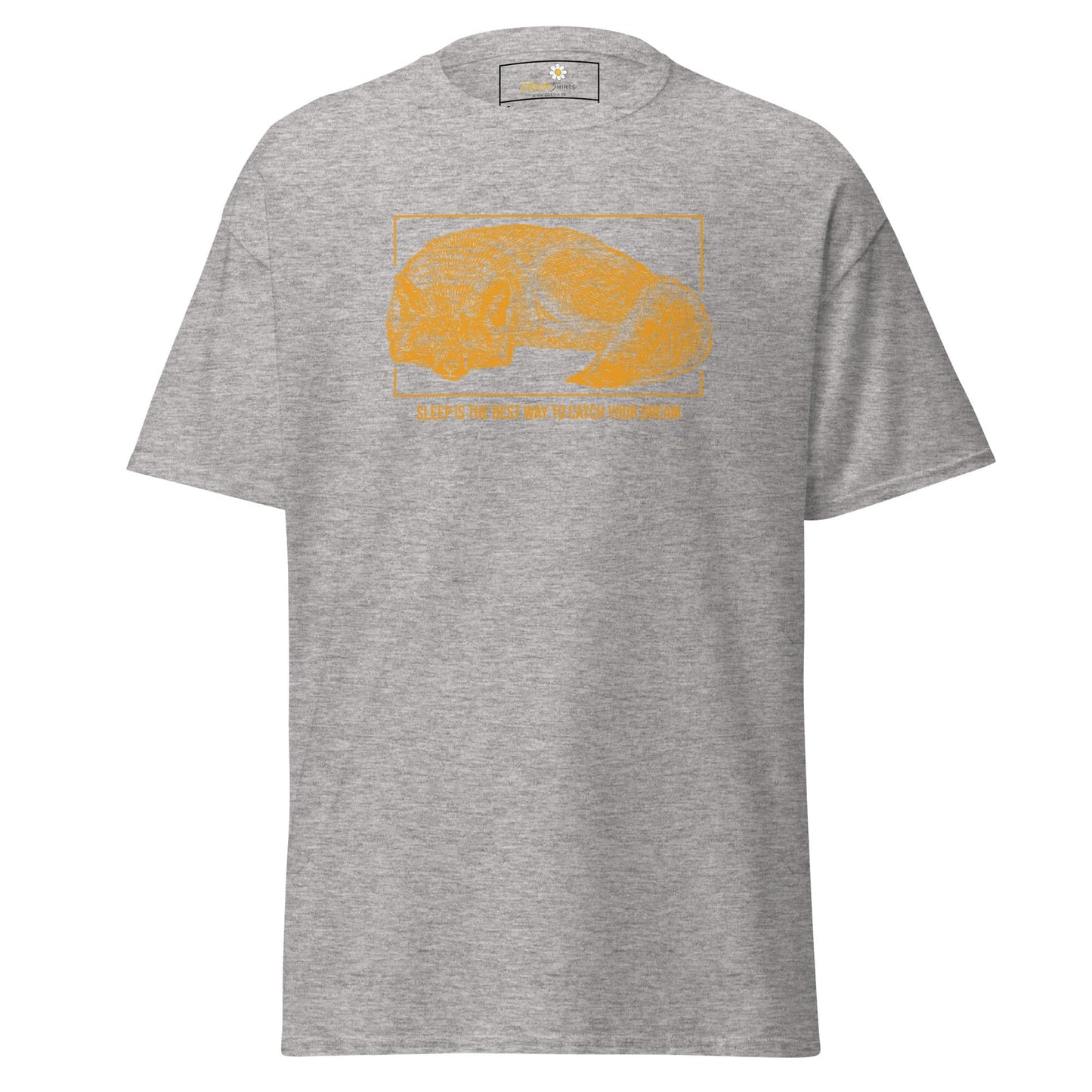 Gray T-shirt with graphic design for Men and Women in sizes S to XL