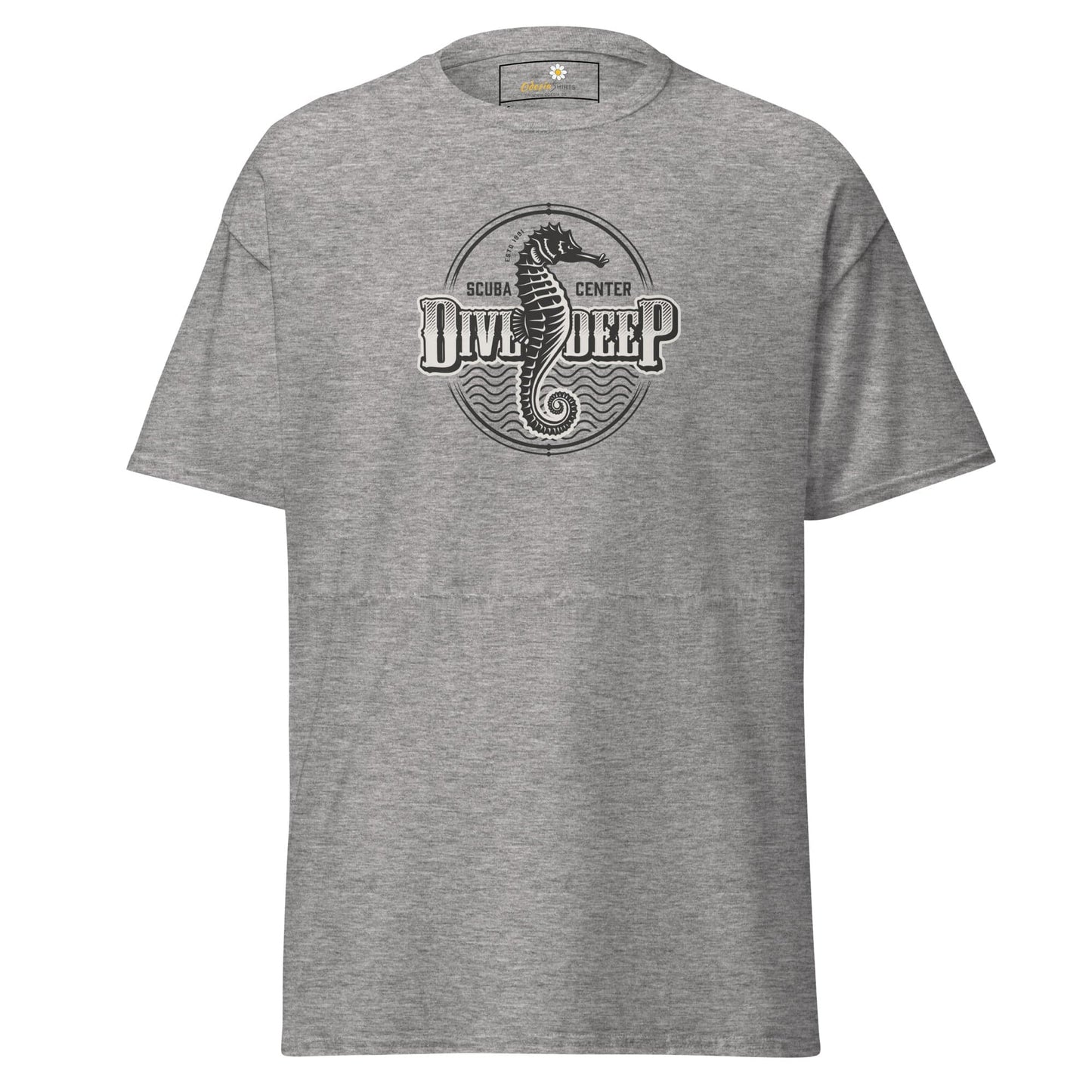 Unisex classic t-shirt - SEALIFE SEA HORSE DIVE DEEP - REGULAR - Sport Grey / S
