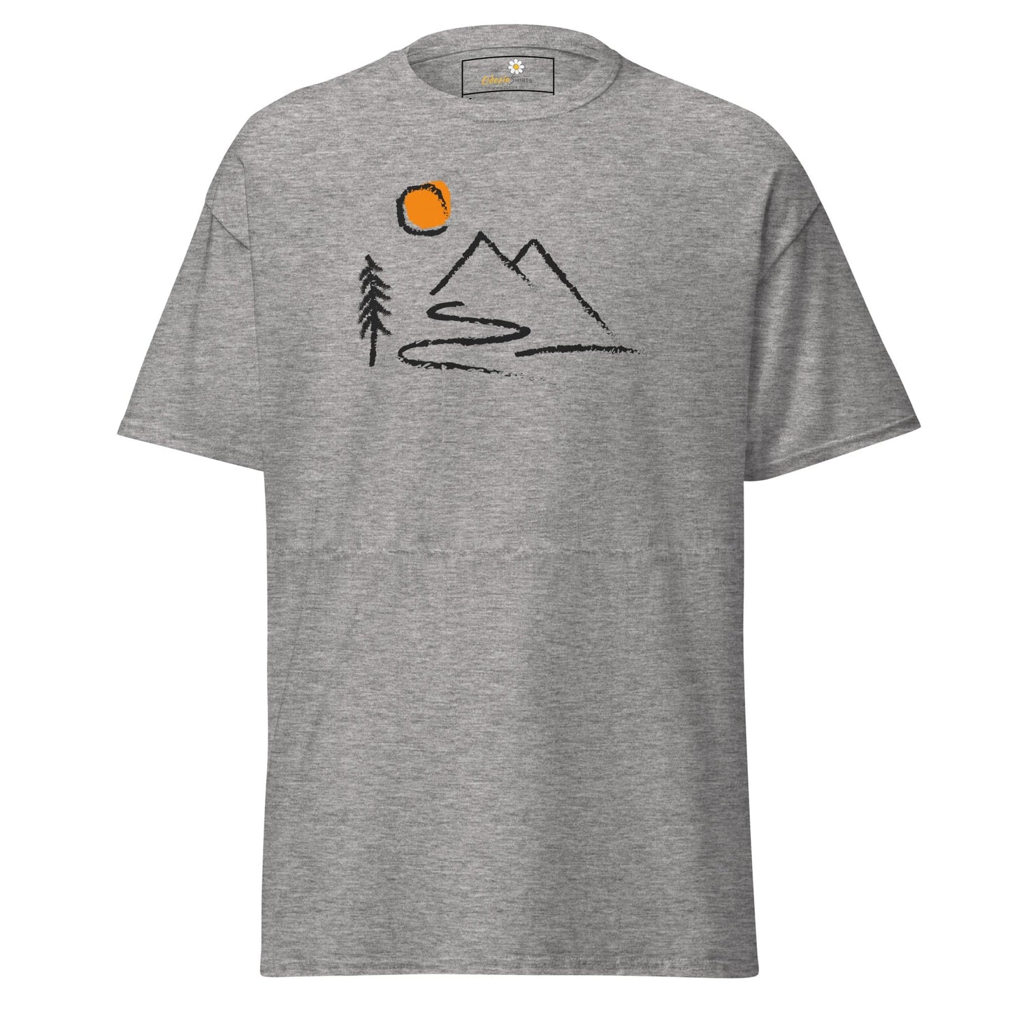 Unisex classic t-shirt - ADVENTURE OUTDOORS FUN - REGULAR - Sport Grey / S