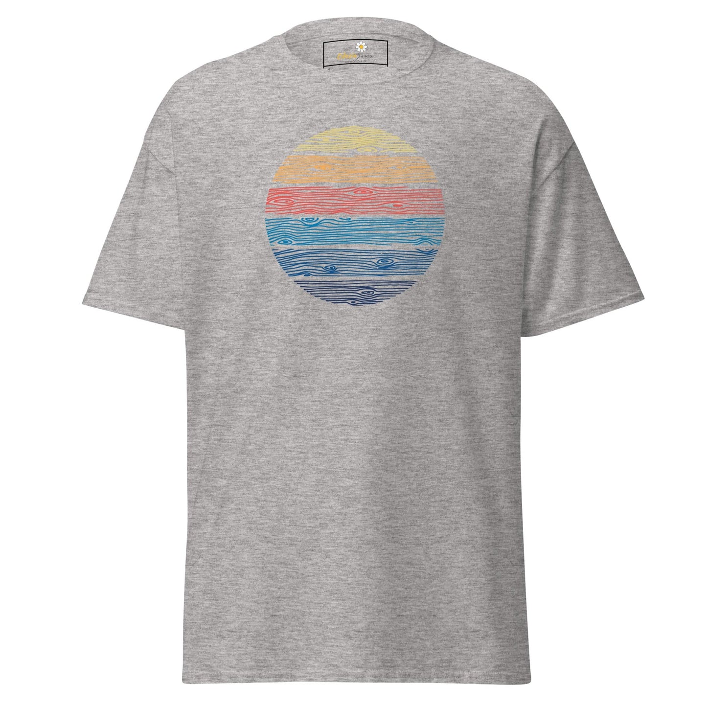 Unisex classic t-shirt - MISC COLOR CIRCLE - REGULAR - Sport Grey / S