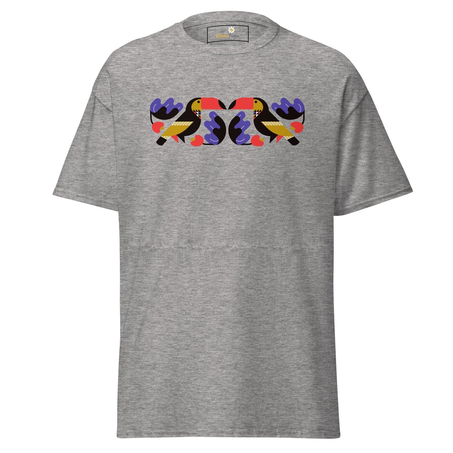 Unisex classic t-shirt - WILD LIFE TOUCAN MIRROR - REGULAR - Sport Grey / S