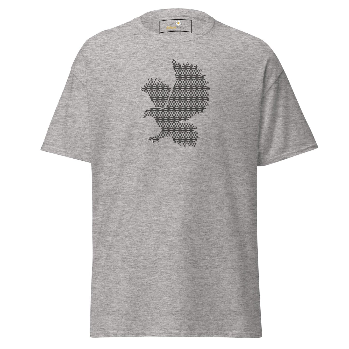 Unisex classic t-shirt - ABSTRACT BIRD - REGULAR - Sport Grey / S