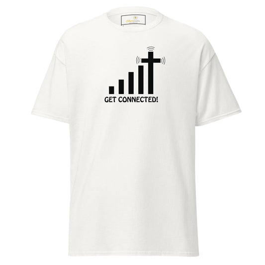 Unisex classic t-shirt - SPIRITUAL GET CONNECTED - REGULAR - White / S
