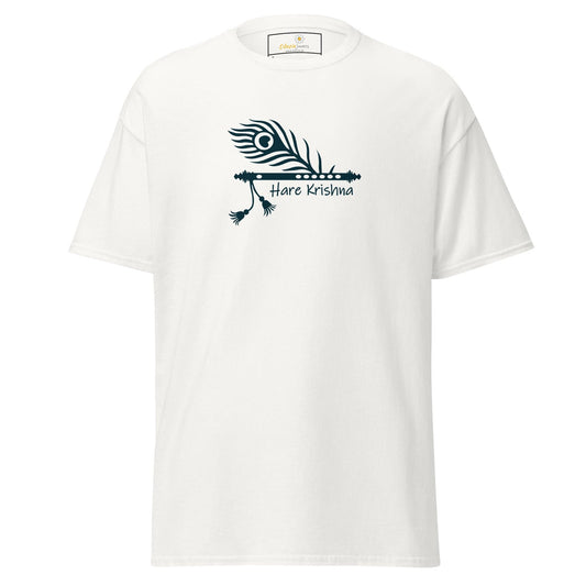 Unisex classic t-shirt - SPIRITUAL HARE KRISHNA - REGULAR - White / S