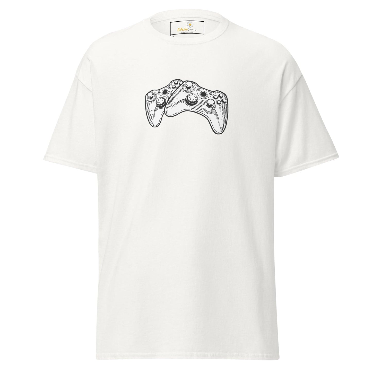 Unisex classic t-shirt - GAMERS CONTROLLERS - REGULAR - White / S