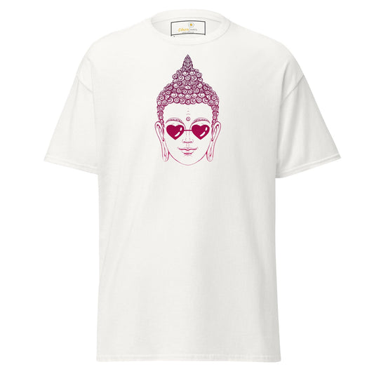 Unisex classic t-shirt - SPIRITUAL BUDDHA LOVE - REGULAR - White / S