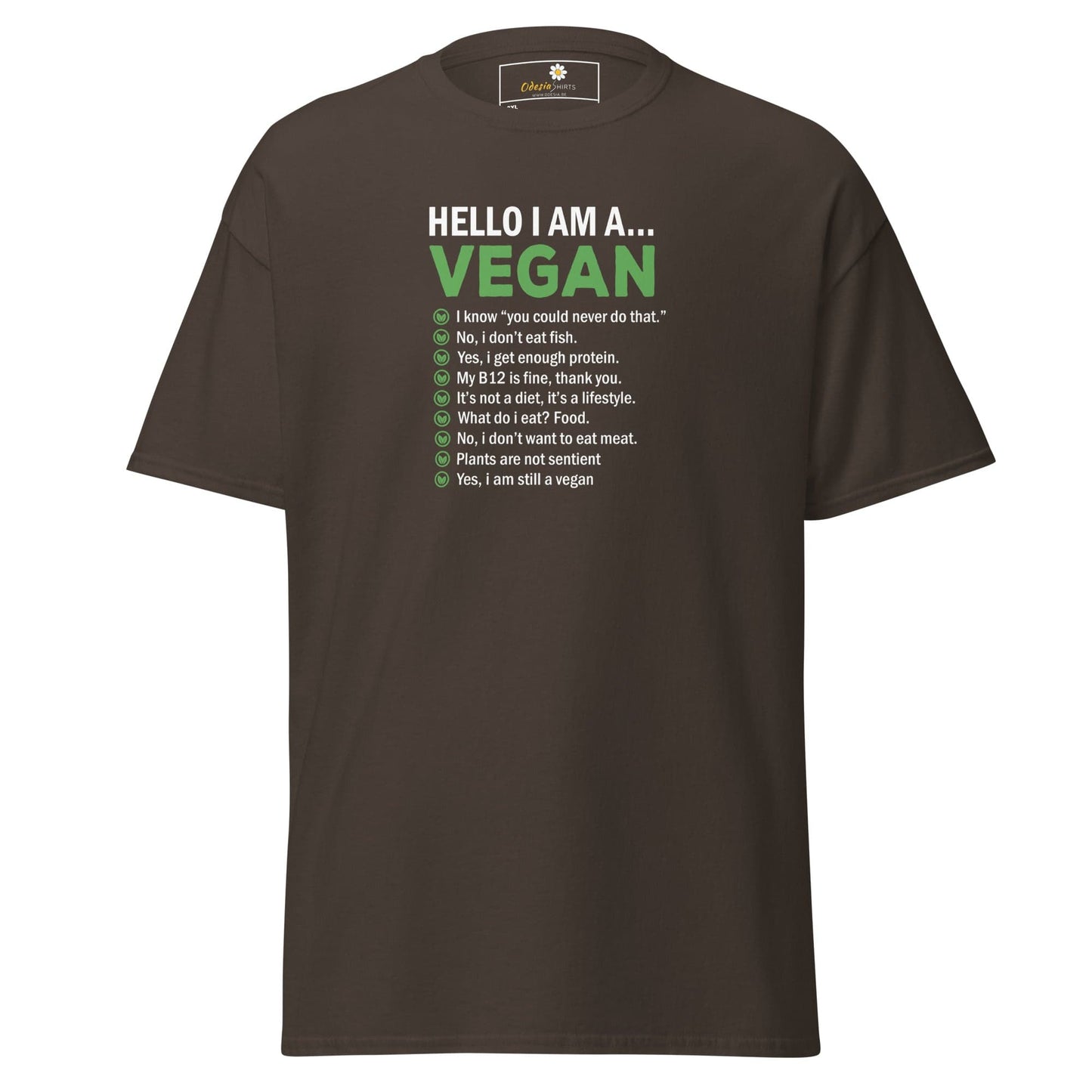 T-shirt Design Tee • Men / Women • [2xl-5xl] - Dark Chocolate / 2xl